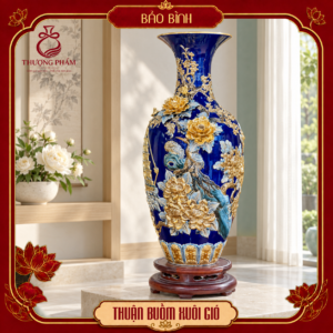 Bảo bình vẽ vàng Thuận Buồm Xuôi Gió H80