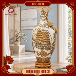 Bảo bình vẽ vàng Thuận Buồm Xuôi Gió H80