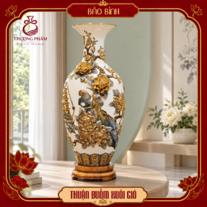 Bảo bình vẽ vàng Thuận Buồm Xuôi Gió H80