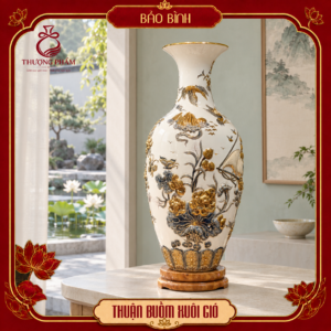 Bảo bình vẽ vàng Thuận Buồm Xuôi Gió H80