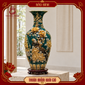 Bảo bình vẽ vàng Thuận Buồm Xuôi Gió H80