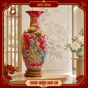 Bảo bình vẽ vàng Thuận Buồm Xuôi Gió H80