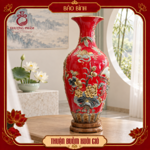 Bảo bình vẽ vàng Thuận Buồm Xuôi Gió H80