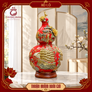 Hồ lô tài lộc vẽ vàng Thuận Buồm Xuôi Gió H65