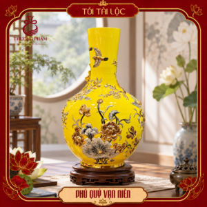 Tỏi tài lộc vẽ vàng Phú Quý Vạn Niên H68 dáng thẳng