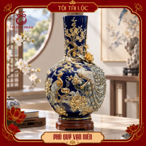 Tỏi tài lộc vẽ vàng Phú Quý Vạn Niên H68 dáng thẳng
